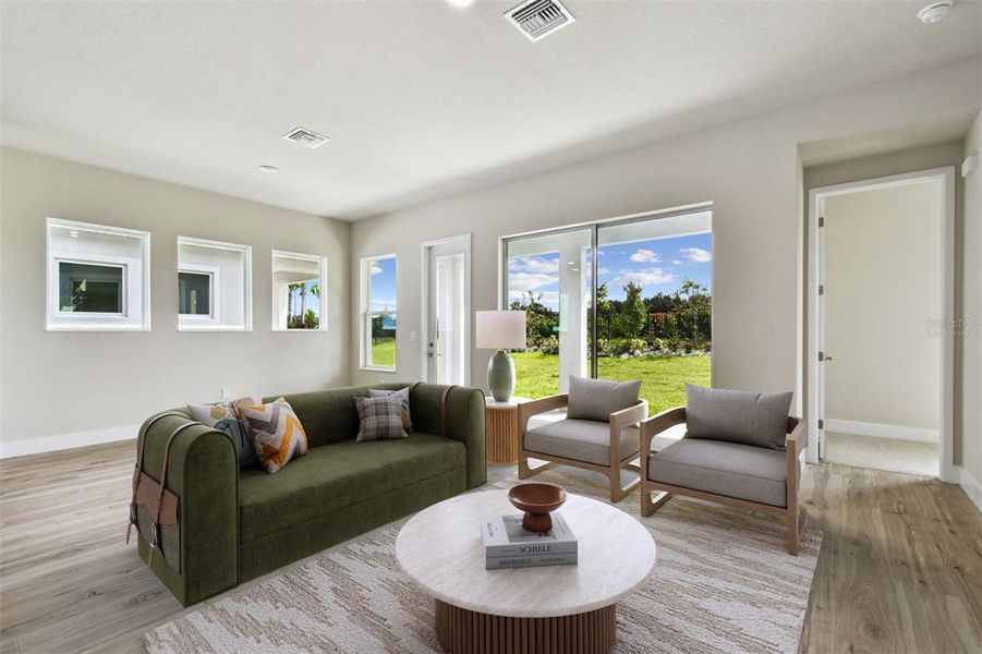 Furnished interior view inside a new home in Waterset Classic Series, Apollo Beach (Image 14).