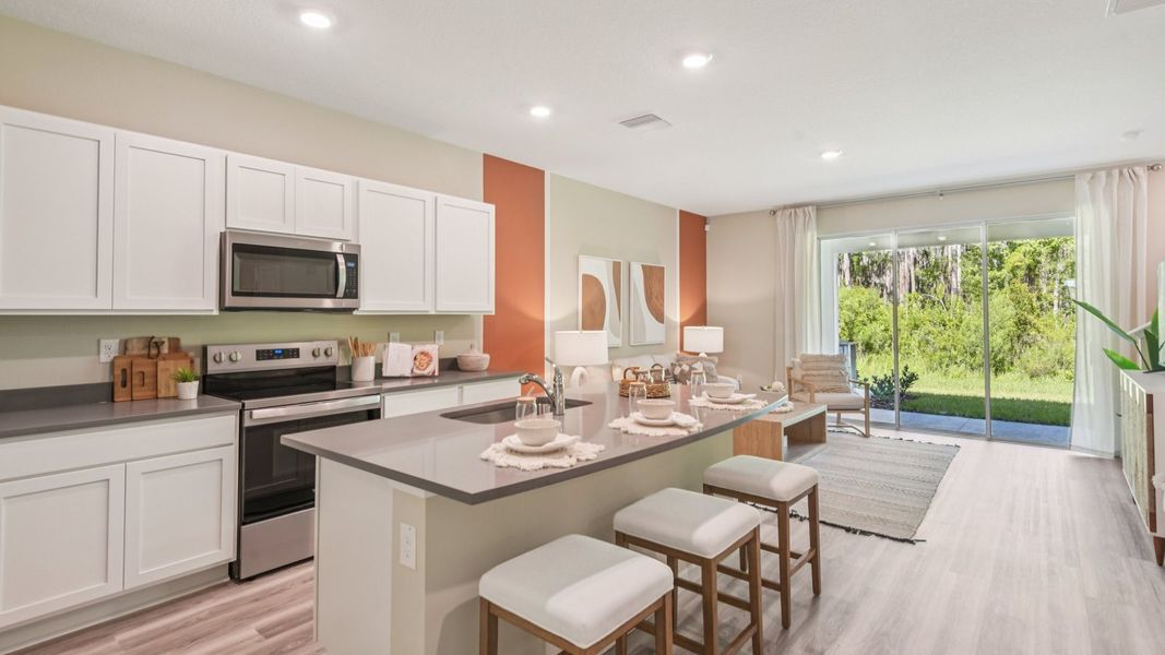 Furnished interior view inside a new home in Westwood, Land O' Lakes (Image 13).