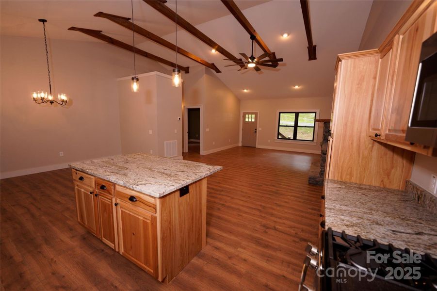 Furnished interior view inside a new home in , Maggie Valley (Image 4).