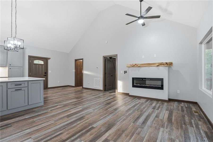 Spacious, unfurnished interior of a new home in , Talking Rock (Image 12). Spacious, unfurnished interior of a new home in , Talking Rock (Image 12).