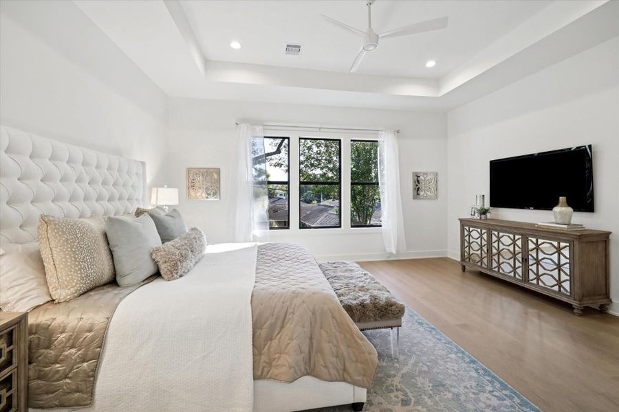 Furnished interior view inside a new home in , Houston (Image 28).