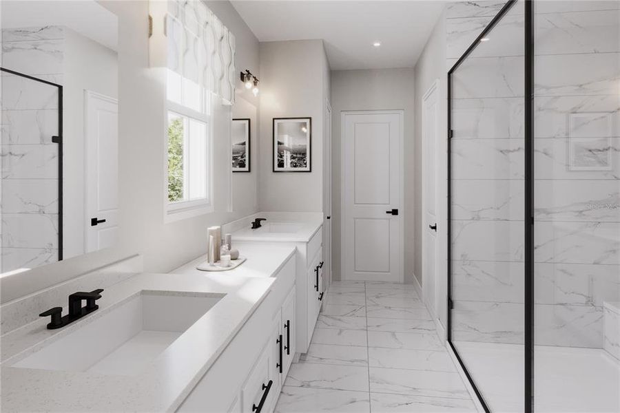 Furnished interior view inside a new home in Lake Mattie Preserve Estates, Auburndale (Image 14). Furnished interior view inside a new home in Lake Mattie Preserve Estates, Auburndale (Image 14).