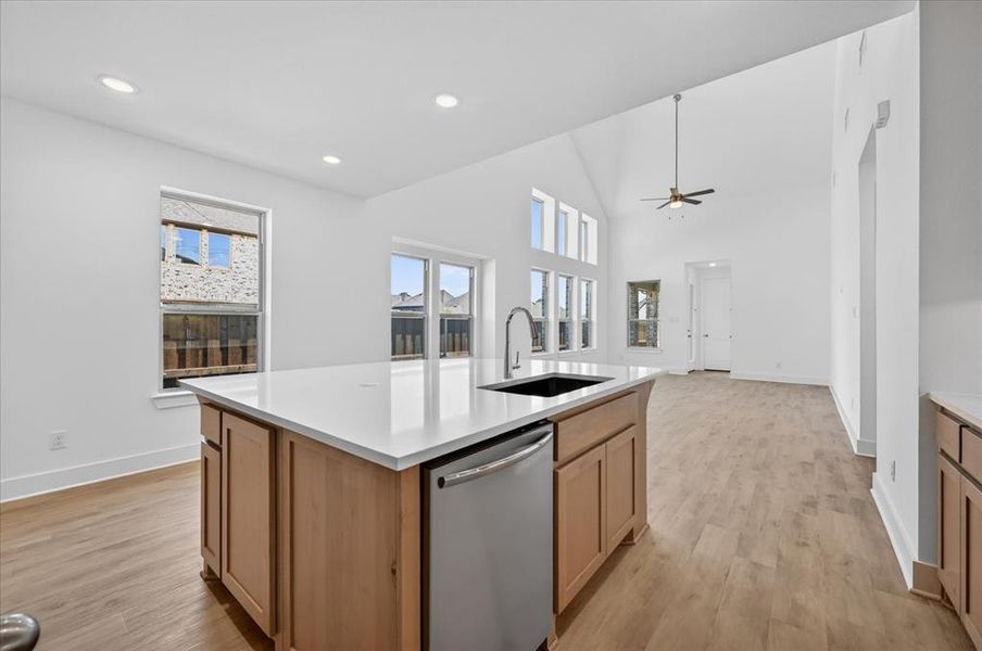 Furnished interior view inside a new home in Wellington, Haslet (Image 6).