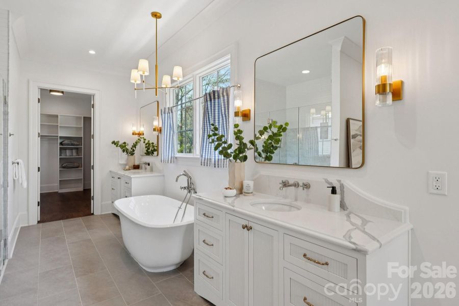 Furnished interior view inside a new home in , Charlotte (Image 37). Furnished interior view inside a new home in , Charlotte (Image 37).