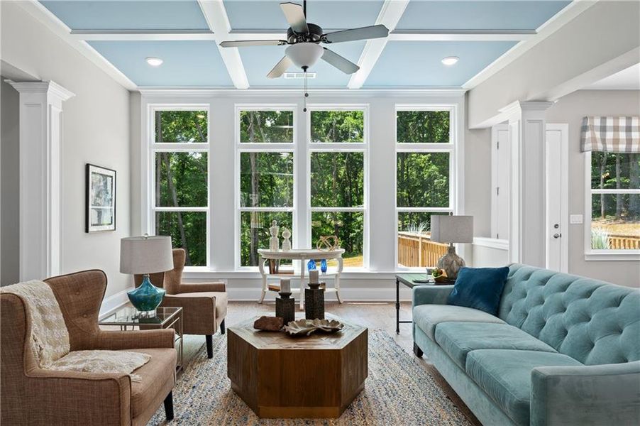 Furnished interior view inside a new home in , Cumming (Image 5).