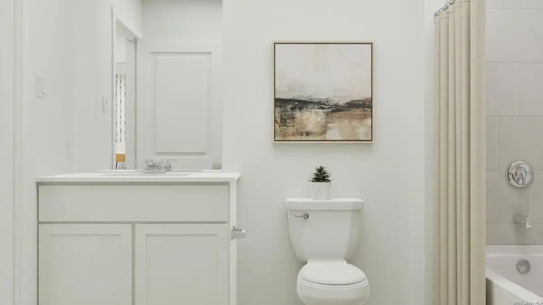 Furnished interior view inside a new home in Juniper Ranch, Spring Branch (Image 7).