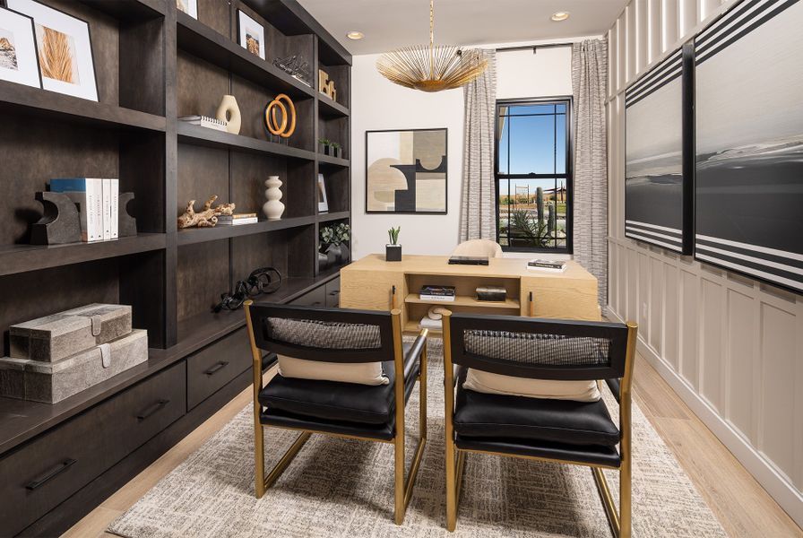 Representative furnished interior of a home built from the Palisade by Taylor Morrison in Verdin Summit Collection, Phoenix (Image 16). Representative furnished interior of a home built from the Palisade by Taylor Morrison in Verdin Summit Collection, Phoenix (Image 16).