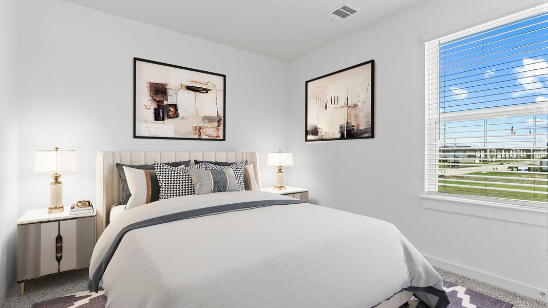 Furnished interior view inside a new home in Lexington Village, Missouri City (Image 13).