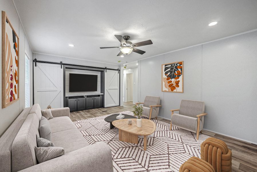 Furnished interior view inside a new home in , Summerville (Image 5).