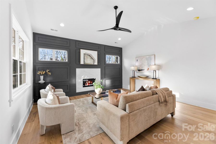 Furnished interior view inside a new home in , Charlotte (Image 9).