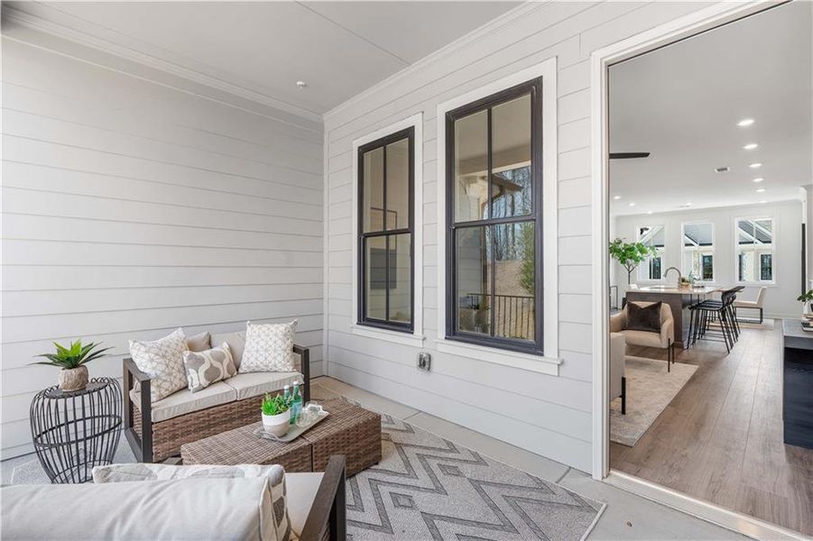 Furnished interior view inside a new home in Waterside Condos, Peachtree Corners (Image 2).