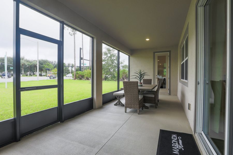 Representative exterior details of a home built from the Livorno by Maronda Homes in Coastal Communities, Edgewater (Image 4).