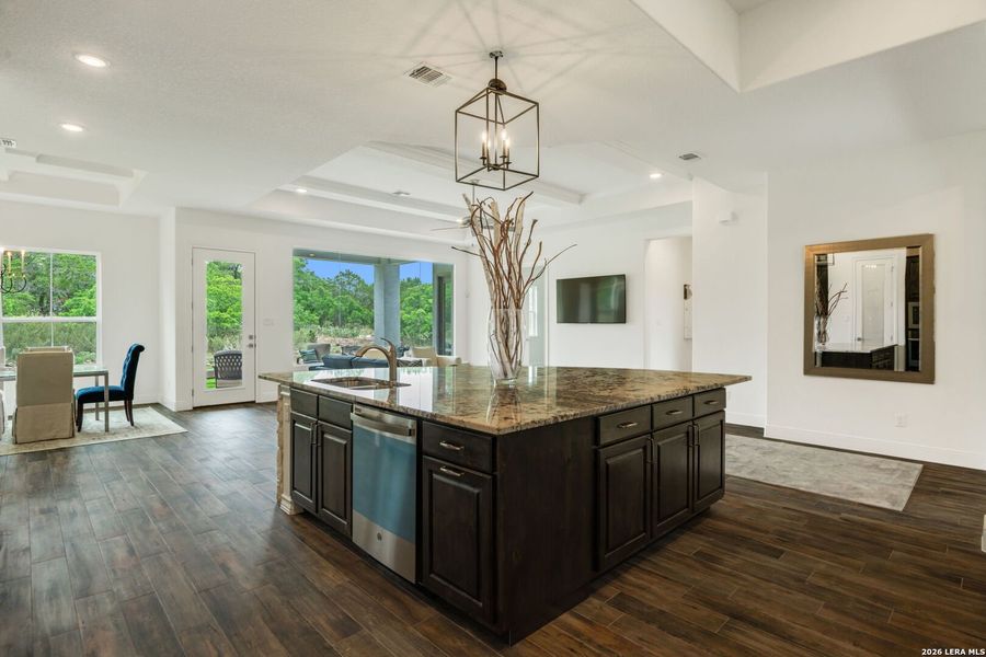Furnished interior view inside a new home in , Fischer (Image 16).