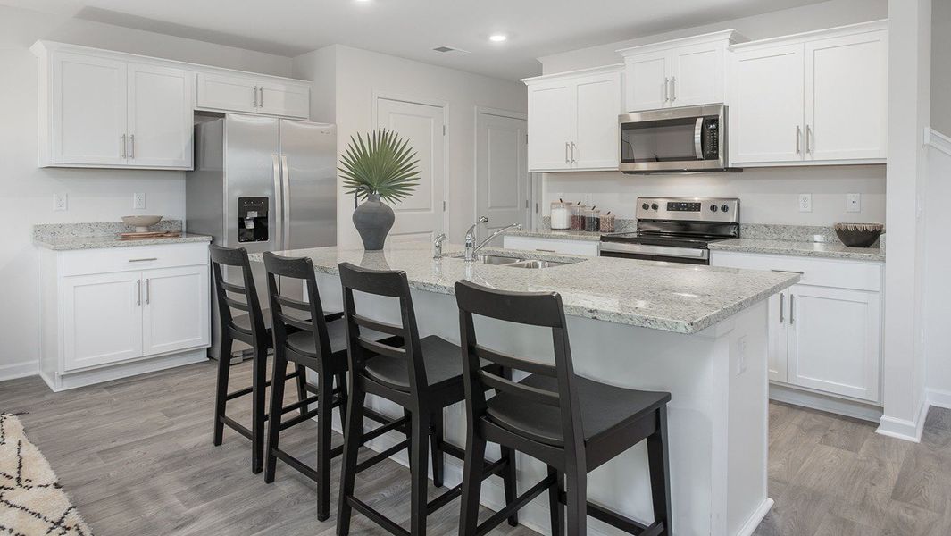 Furnished interior view inside a new home in Fishel Village, Winston-Salem (Image 6).