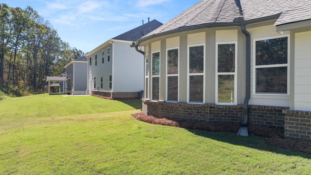 Representative exterior details of a home built from the WINDSOR by D.R. Horton in Butner Estates, South Fulton (Image 36).