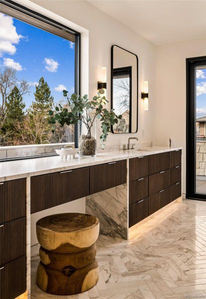 Furnished interior view inside a new home in , Denver (Image 3).