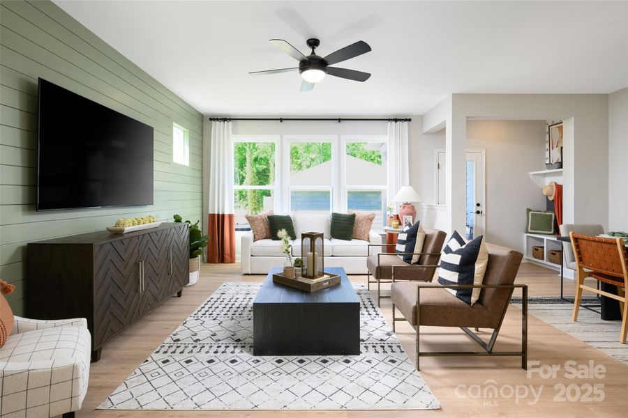 Furnished interior view inside a new home in North Creek Village, Huntersville (Image 14).