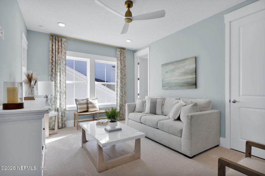 Furnished interior view inside a new home in , Ponte Vedra (Image 50).