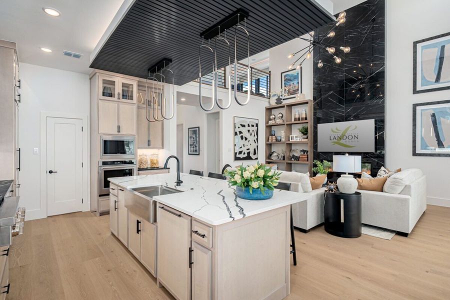 Representative furnished interior of a home built from the Fairway by Landon Homes in Fields - Brookside North, Frisco (Image 14). Representative furnished interior of a home built from the Fairway by Landon Homes in Fields - Brookside North, Frisco (Image 14).