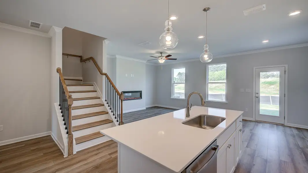Furnished interior view inside a new home in Langley Overlook, Loganville (Image 12).