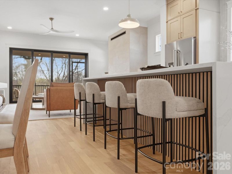 Furnished interior view inside a new home in , Charlotte (Image 33). Furnished interior view inside a new home in , Charlotte (Image 33).