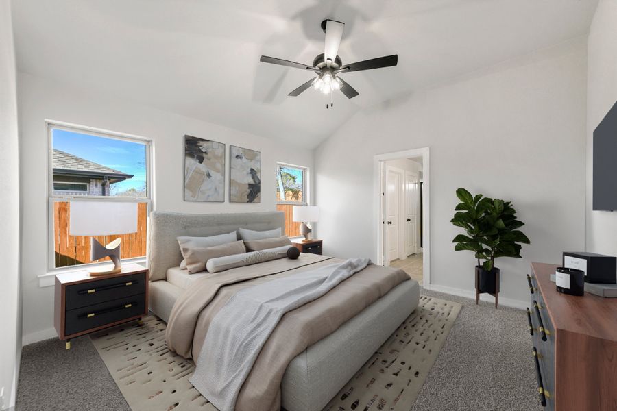 Representative furnished interior of a home built from the Cambria I by Cheldan Homes in Sunset Ridge, Keene (Image 49). Representative furnished interior of a home built from the Cambria I by Cheldan Homes in Sunset Ridge, Keene (Image 49).