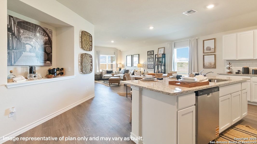 Furnished interior view inside a new home in Riverstone at Westpointe, San Antonio (Image 6).