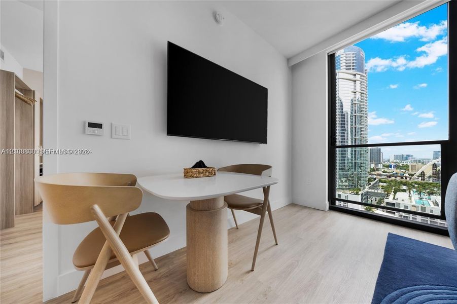 Furnished interior view inside a new home in , Miami (Image 16).