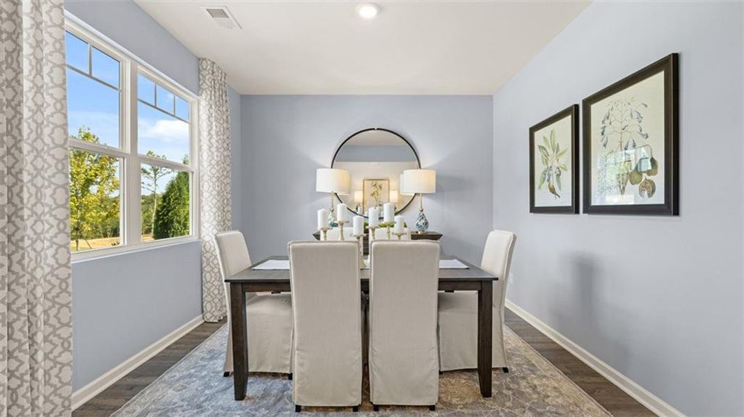 Furnished interior view inside a new home in Jackson Landing, Jefferson (Image 7). Furnished interior view inside a new home in Jackson Landing, Jefferson (Image 7).