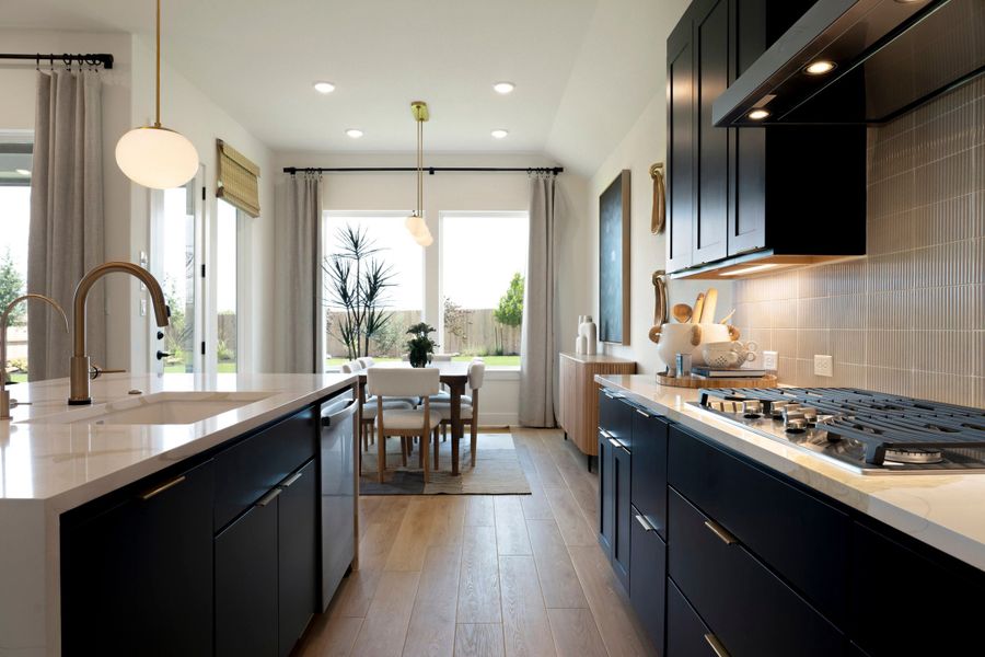 Representative furnished interior of a home built from the Meridian by Tri Pointe Homes in Park Central, Georgetown (Image 28).