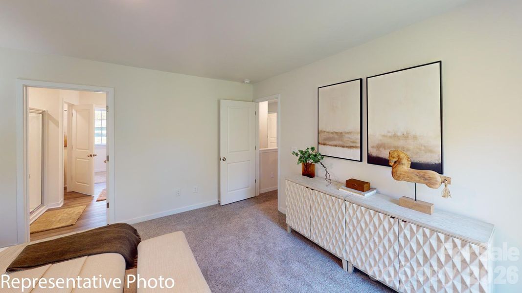 Furnished interior view inside a new home in Huffman Ridge, Hickory (Image 22).