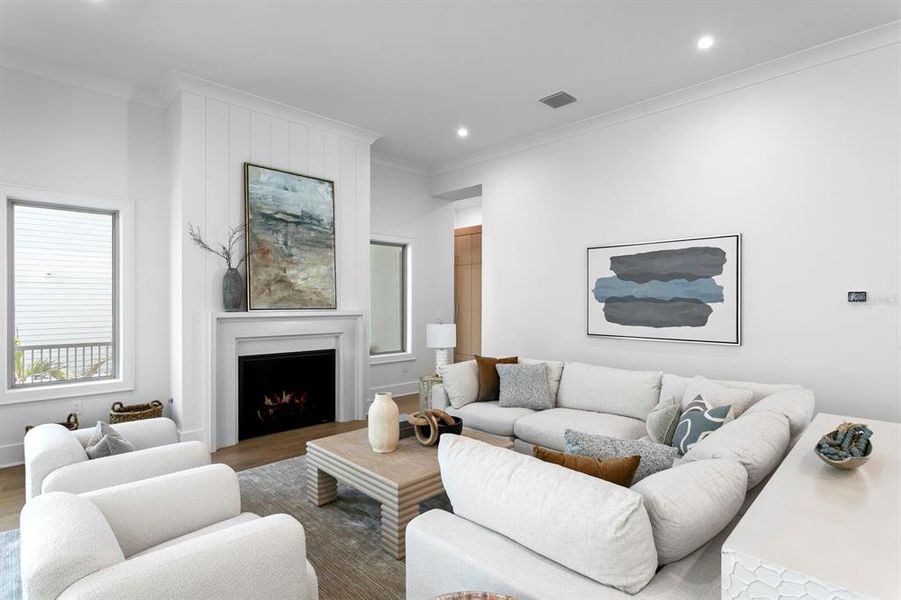 Furnished interior view inside a new home in , Tampa (Image 44).