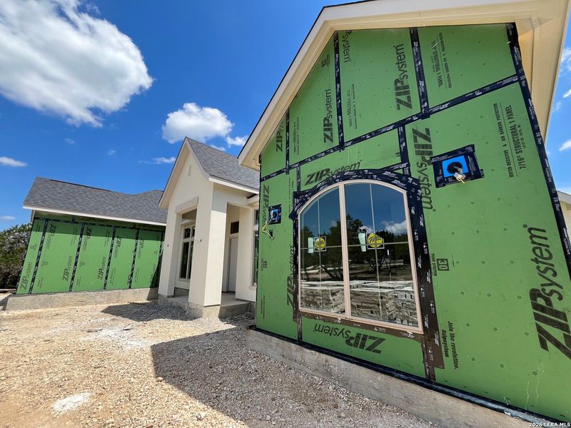In-progress construction of a new home in , Canyon Lake, TX (Image 27).