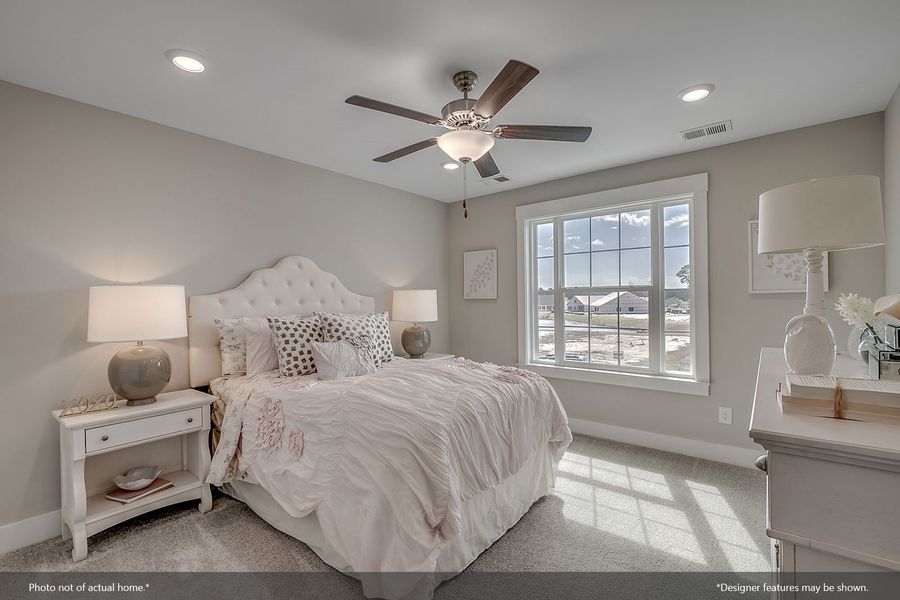 Furnished interior view inside a new home in Indigo at Abbey Preserve, Wilmington (Image 11).