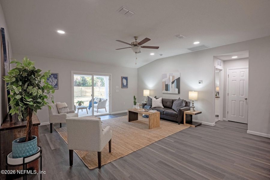 Furnished interior view inside a new home in , Jacksonville (Image 11).