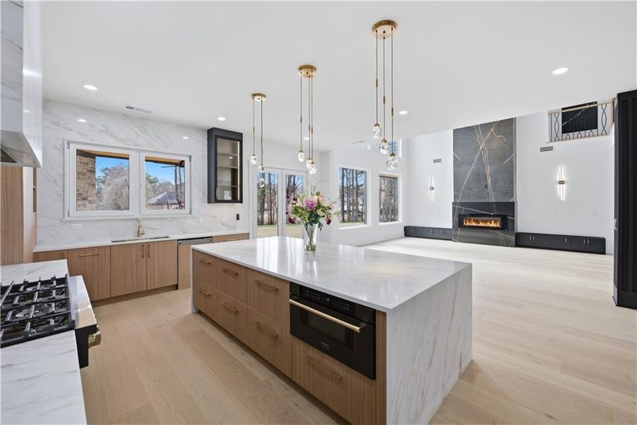 Furnished interior view inside a new home in , Buford (Image 11).