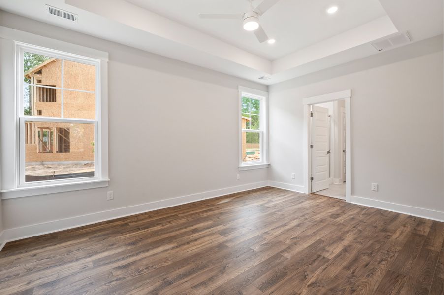 Representative unfurnished interior of a home built from the Arlington by Hunter Quinn Homes in Huckleberry Estates, Conway (Image 21). Representative unfurnished interior of a home built from the Arlington by Hunter Quinn Homes in Huckleberry Estates, Conway (Image 21).