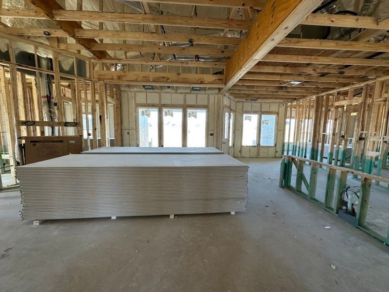 In-progress construction of a new home in Fannin Ranch, Leonard, TX (Image 9).