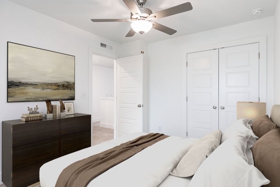 Representative furnished interior of a home built from the Aurora II by Mattamy Homes in Vaughan Farms, Angier (Image 18).