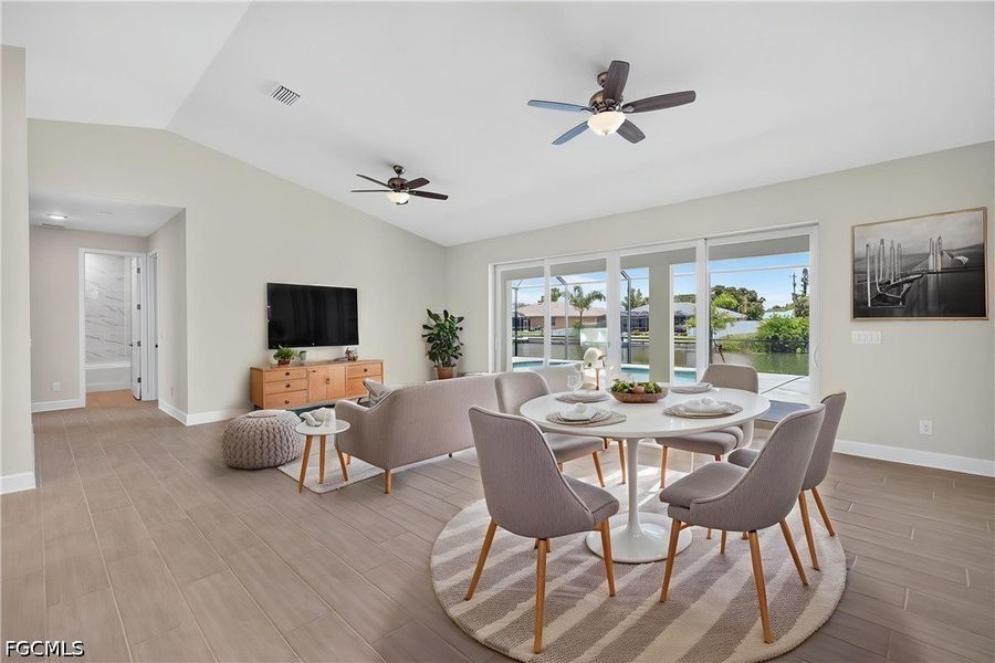 Furnished interior view inside a new home in Cape Coral, Cape Coral (Image 6). Furnished interior view inside a new home in Cape Coral, Cape Coral (Image 6).