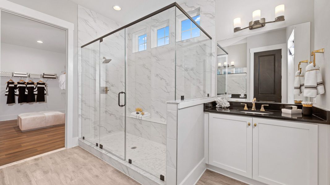 Representative furnished interior of a home built from the The Inspire by DRB Elevate. in Brook Run, Fort Mill (Image 11).