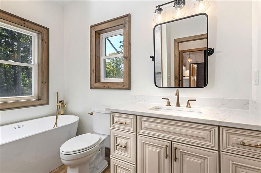 Furnished interior view inside a new home in , Ellijay (Image 5).