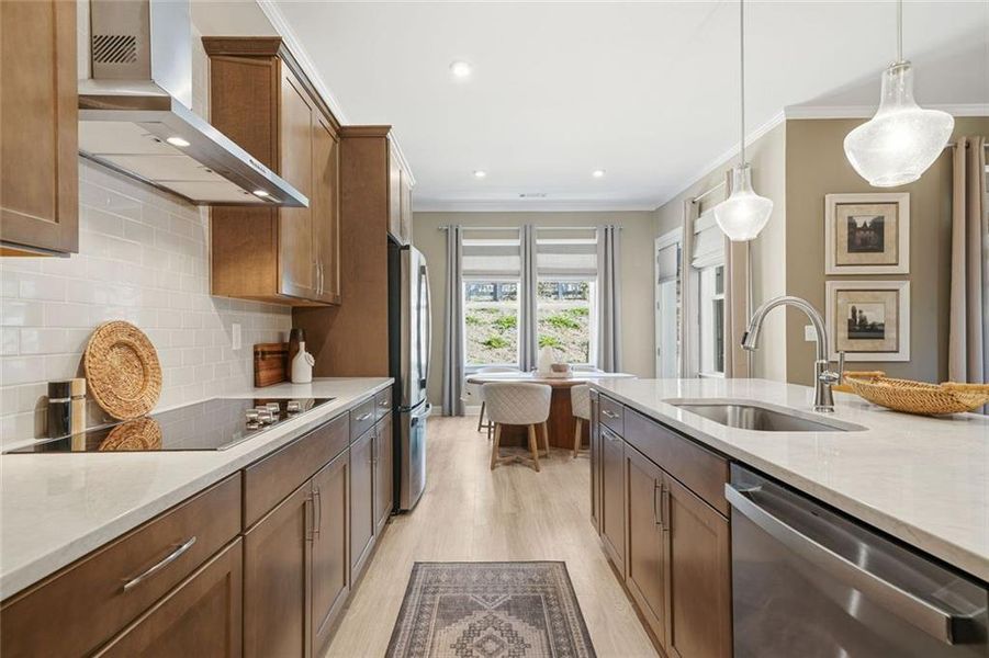 Furnished interior view inside a new home in , Ellijay (Image 7).