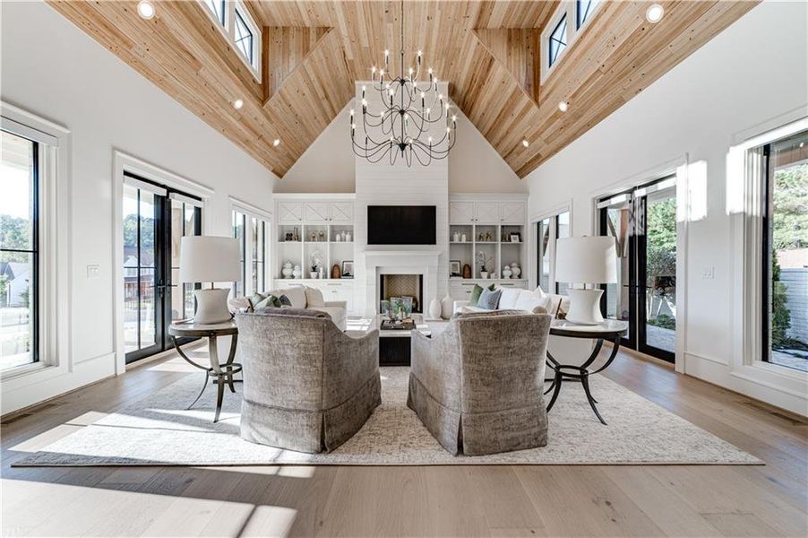Furnished interior view inside a new home in , Cumming (Image 37).