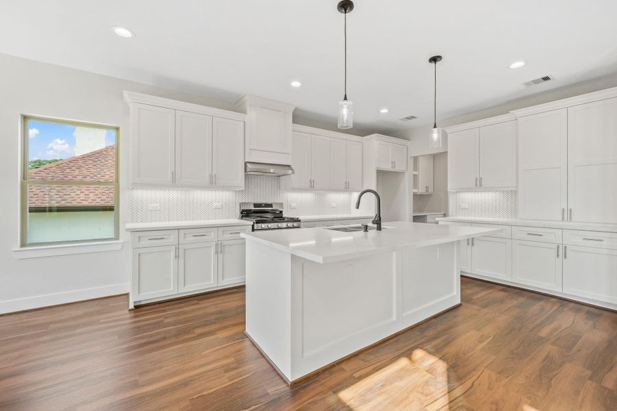 Furnished interior view inside a new home in , Houston (Image 8). Furnished interior view inside a new home in , Houston (Image 8).