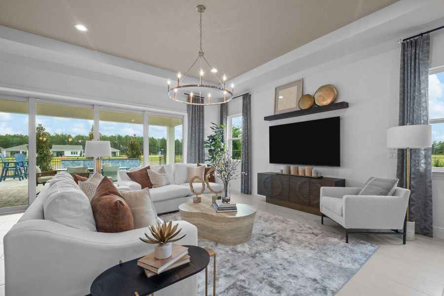 Representative furnished interior of a home built from the Cypress by Jones Homes USA in Ridgehaven, Ormond Beach (Image 8). Representative furnished interior of a home built from the Cypress by Jones Homes USA in Ridgehaven, Ormond Beach (Image 8).