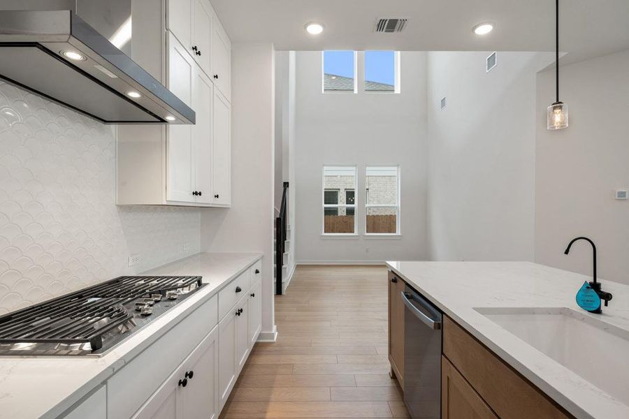 Furnished interior view inside a new home in Heritage, Dripping Springs (Image 11).