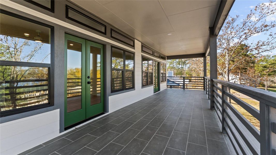 Exterior details and patio area of a home in , Livingston (Image 28).