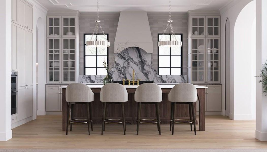 Furnished interior view inside a new home in , Dallas (Image 16).