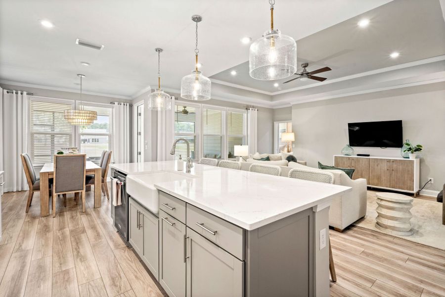 Furnished interior view inside a new home in Sun City Hilton Head, Bluffton (Image 34).